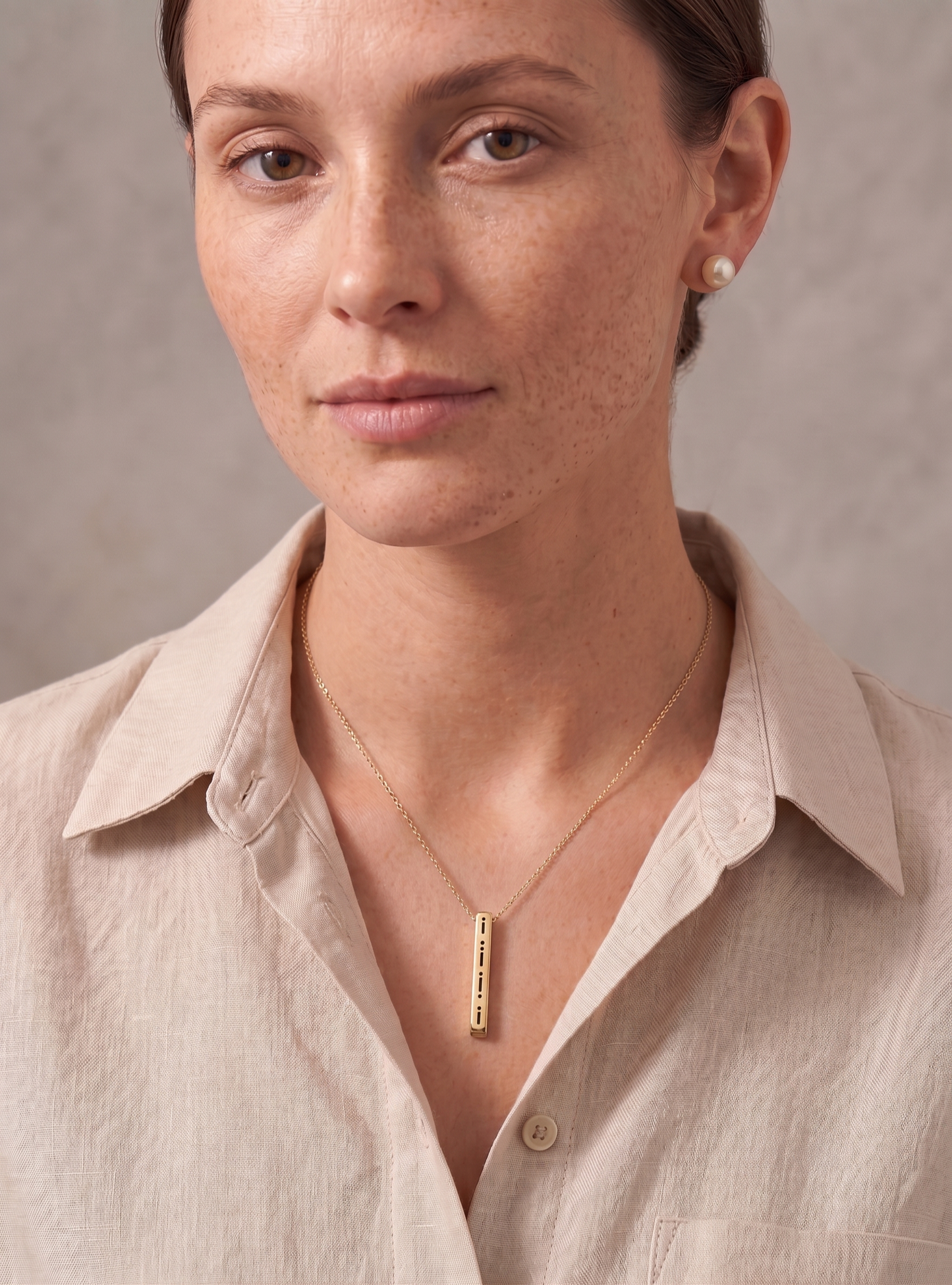 Custom Morse Code Necklace